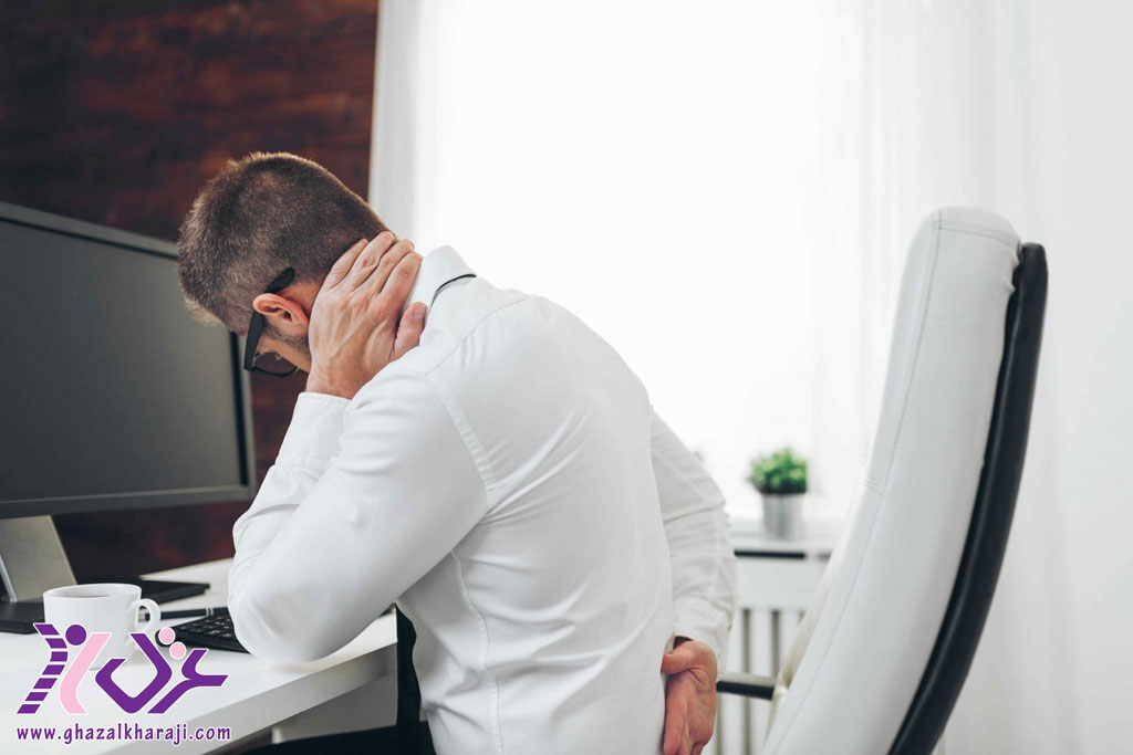 کار زیاد پشت میز